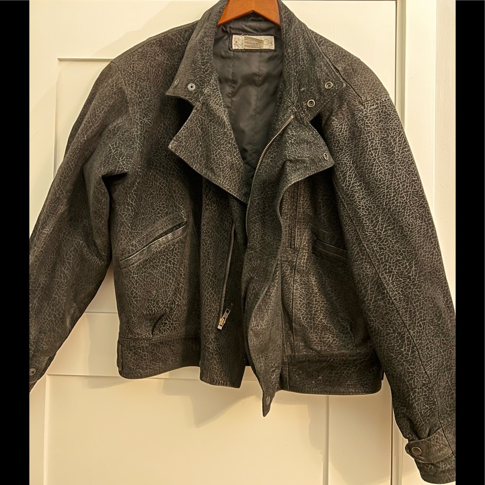 Vintage Spettro Leather Jacket 80’s Med